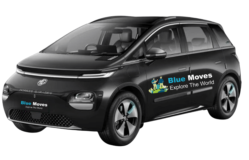 MG Windsor EV Blue Moves